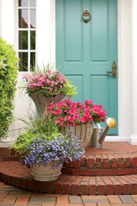 Stunning Front Porch Flower Pot Ideas