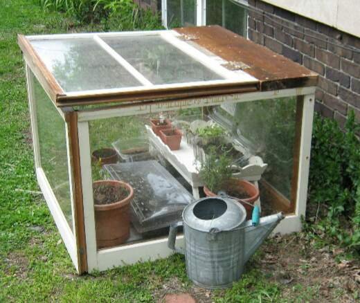 DIY patio greenhouse