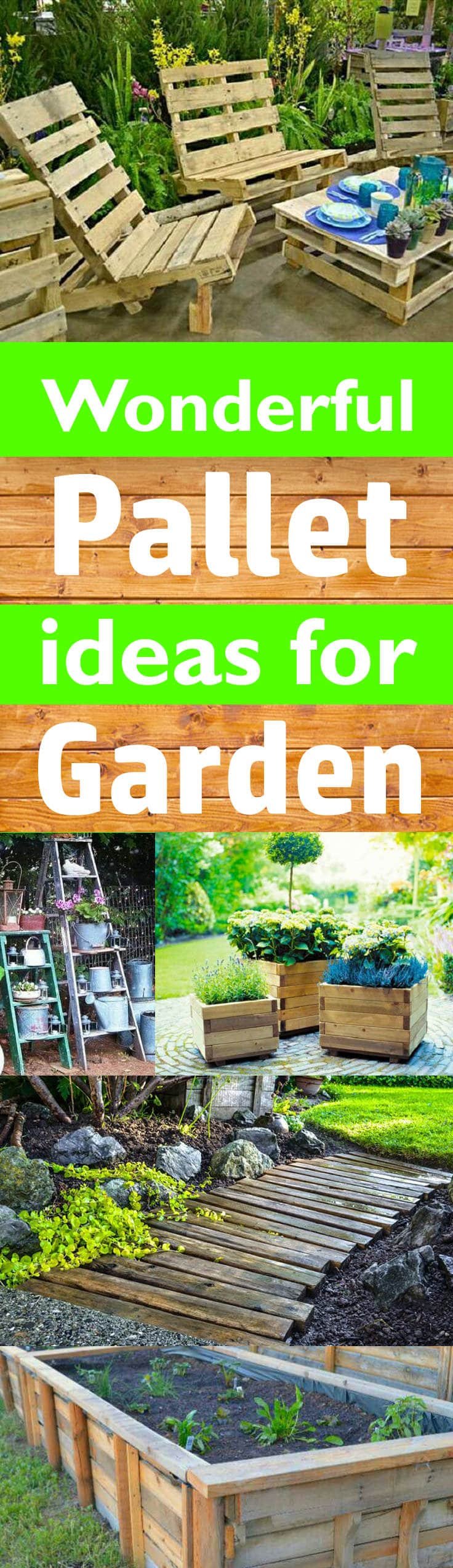 Most of the people throw away or burn wooden pallets, but do you know you can upcycle and make things out of them? With these wonderful pallet ideas for the garden, we'll show you their reuse.