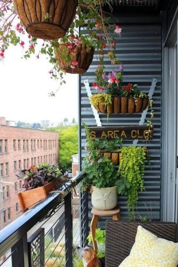 17 Small Balcony Garden Ideas to Make it Look Bigger & Grow More