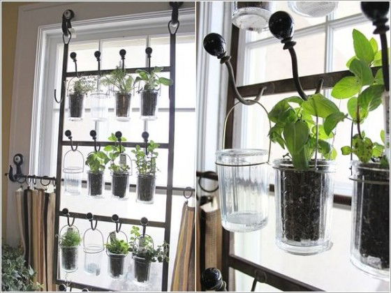 24 Indoor Herb Garden Ideas to Look for Inspiration | Balcony Garden Web