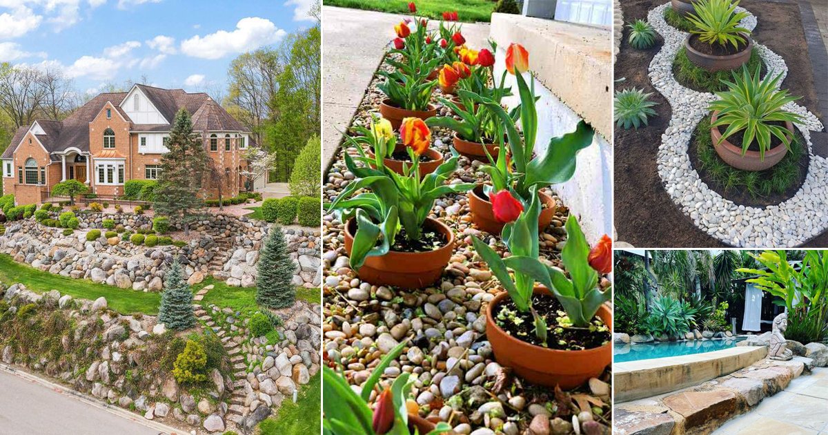 35 Best Landscaping Ideas With Rocks In The Garden