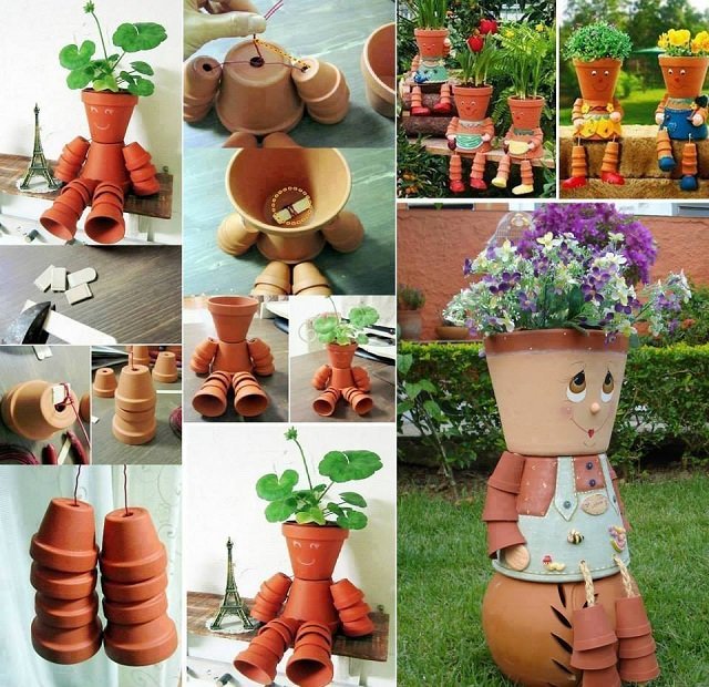 clay pot planter people