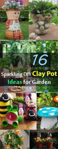 16 Sparkling DIY Clay Pot Ideas for Garden | Balcony Garden Web