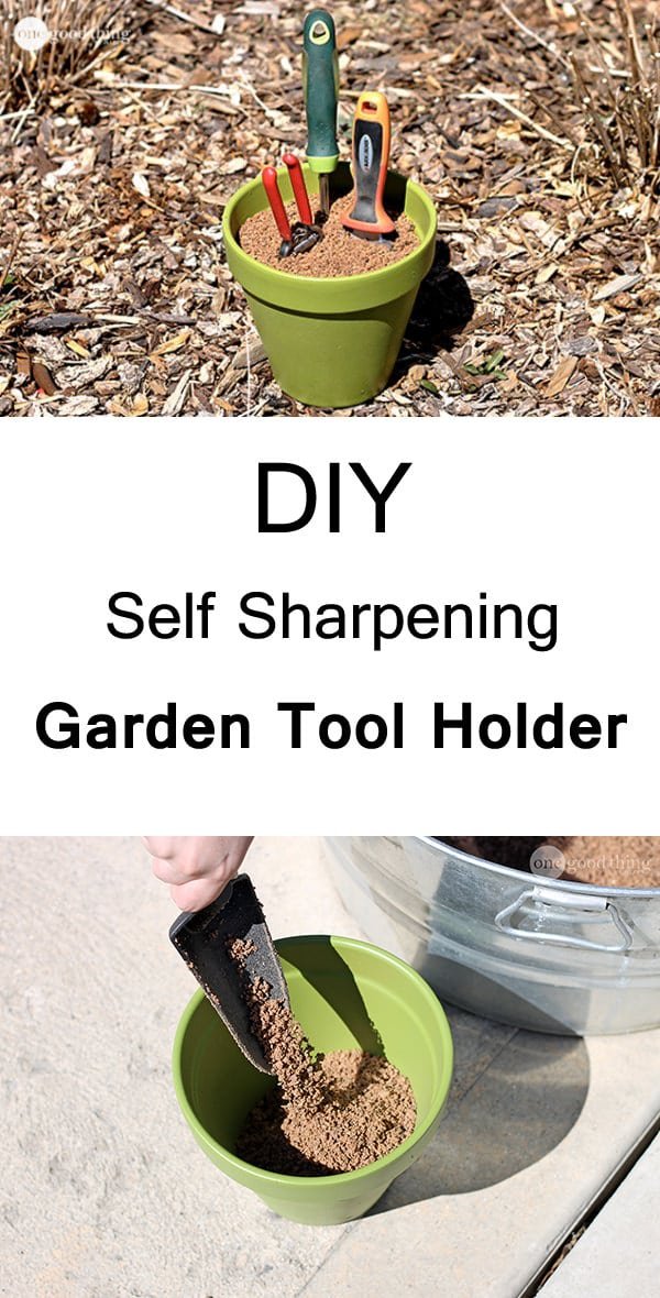 diy garden tool holder