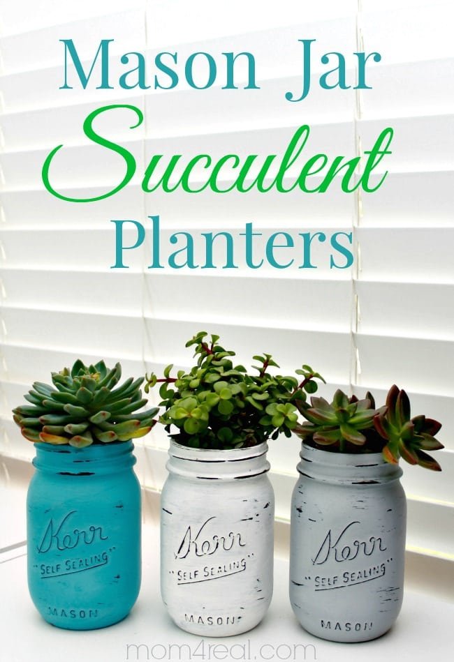 Mason-Jar-Succulent-Planters