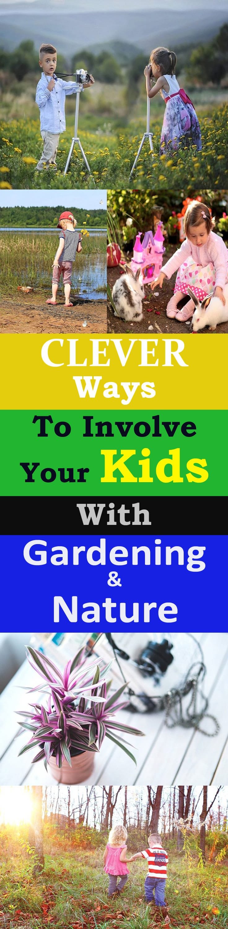 Involving kids to gardening and nature can have many benefits that you may not recognize initially. It is not difficult too if you learn and apply some of these clever tips given here.