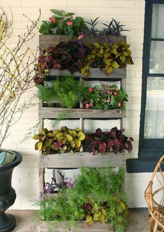 plant stand out pallets