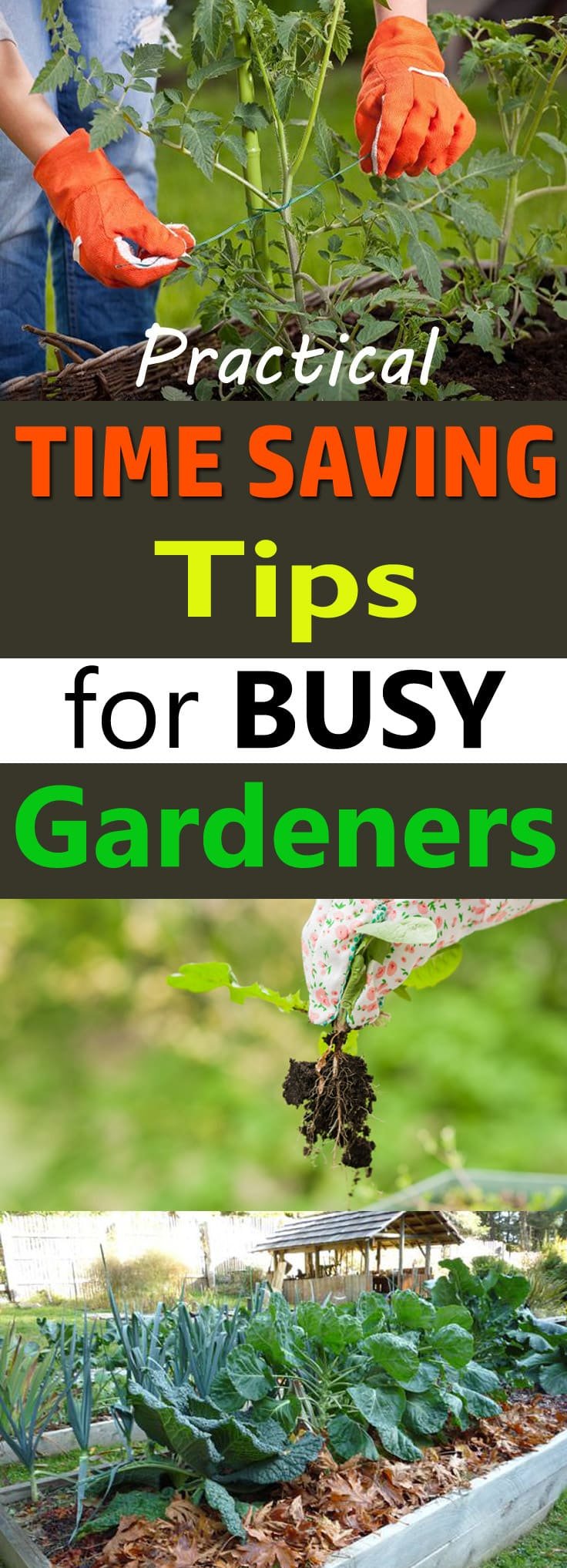 With these time saving tips for the garden, you can enjoy your garden more without working hard.