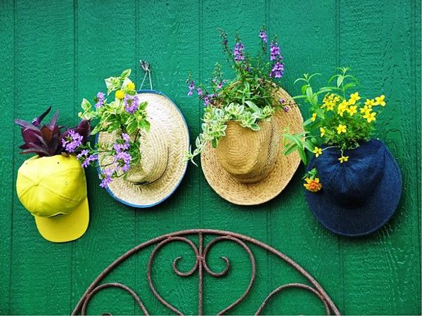 DIY Hat Planters