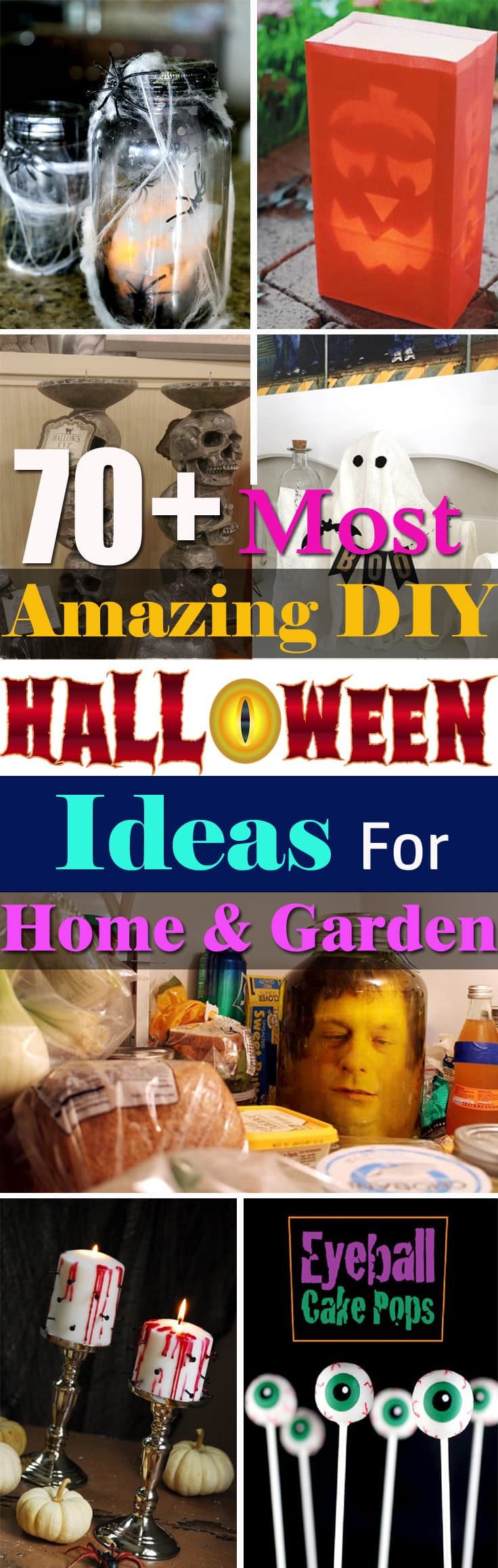 70+ Best DIY Halloween Ideas you need to decorate your home and garden. Check out!