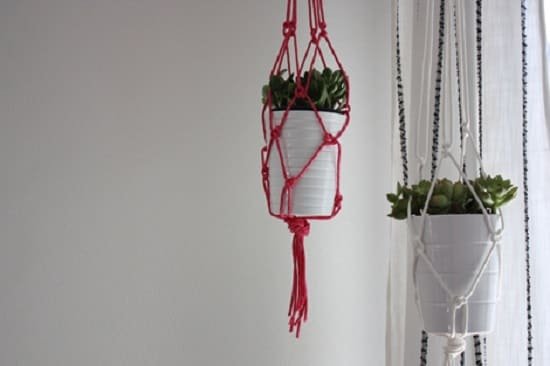 Rope Potted Macrame Hangers