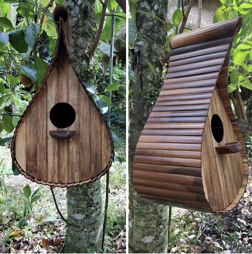 DIY Bamboo Birdhouse