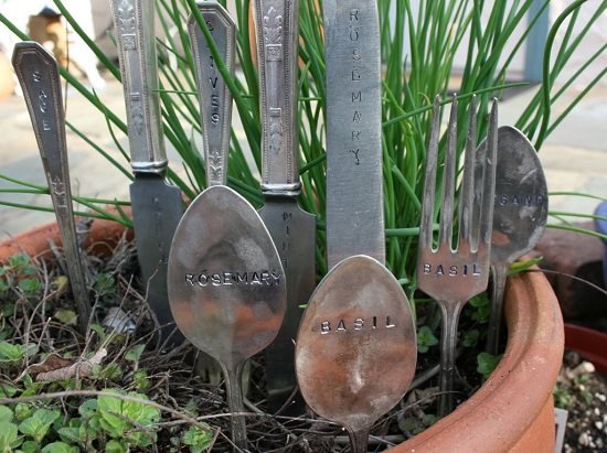 Cutlery Plant Marker