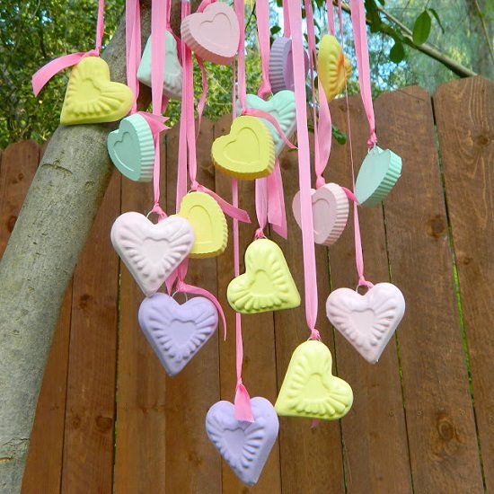 Candy Heart Wind Chime