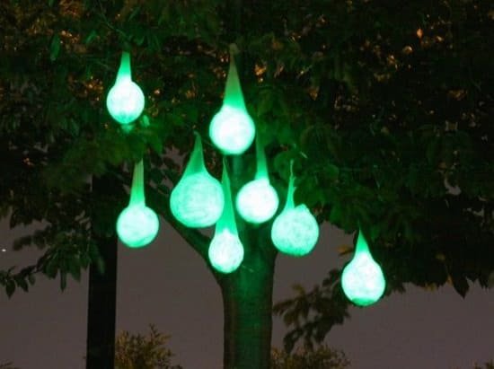 Make Your Garden Glow With Solar Lights and Glow In The Dark Paint