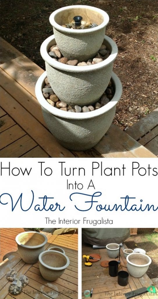 14 DIY Container Water Fountain Ideas that are Fun & Inexpensive