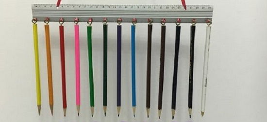 Colorful Pencil Wind Chime