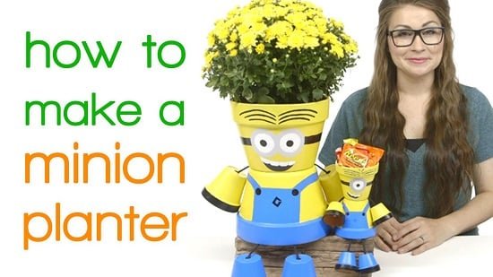 how to make a minion planter