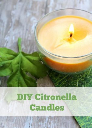 12 Homemade DIY Mosquito Repellent Candles | Balcony Garden Web