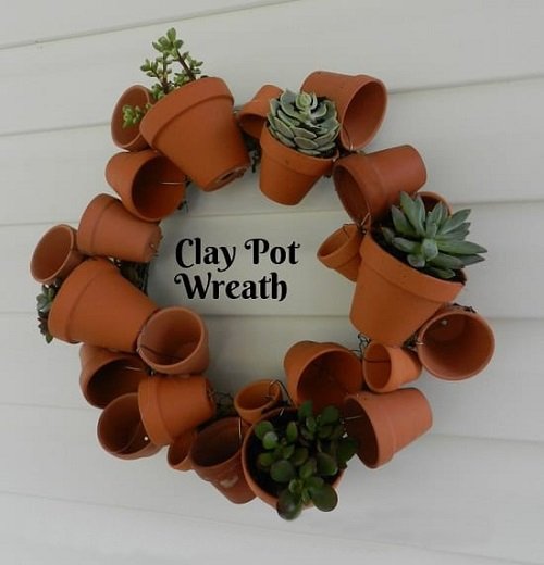 Terracotta Pot Wreath