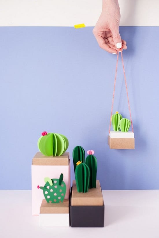 DIY Paper Cactus