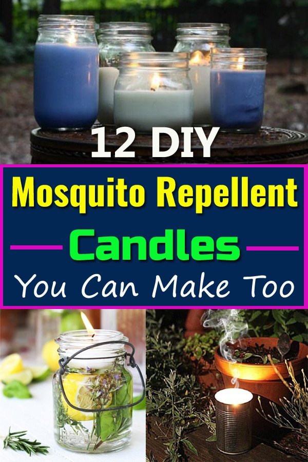 These homemade DIY Mosquito Repellent Candles can be a safe way to get rid of mosquitoes and other bugs. Check out the 12 recipes!