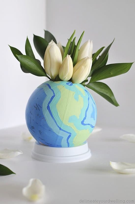 Globe Flower Vase DIY