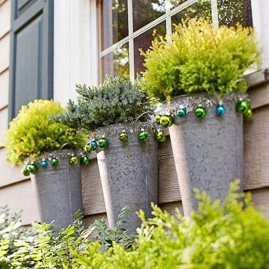 Cylindrical Window Boxes