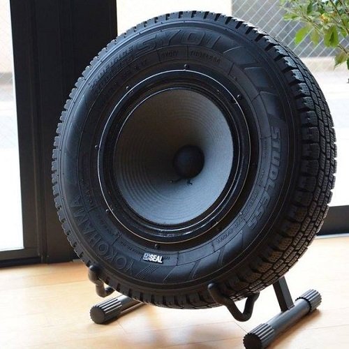 Recycled Tire Speakers garden Ideas