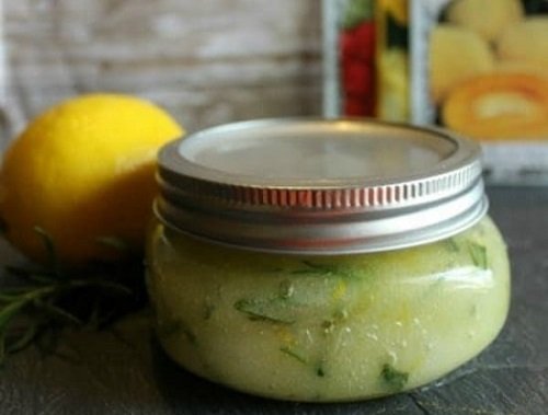 DIY Lemon and Rosemary Gardener’s Hand Scrub 8
