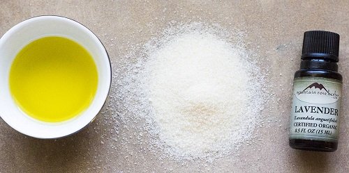 Lavender and Olive Oil Hand Scrub Recipe 20