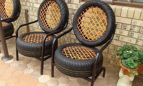 Tire Garden Ideas Patio chair