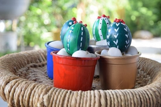 DIY Easter Egg Cactus