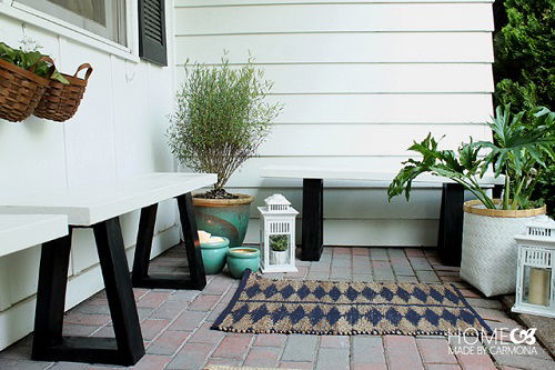 west elm bench for patio