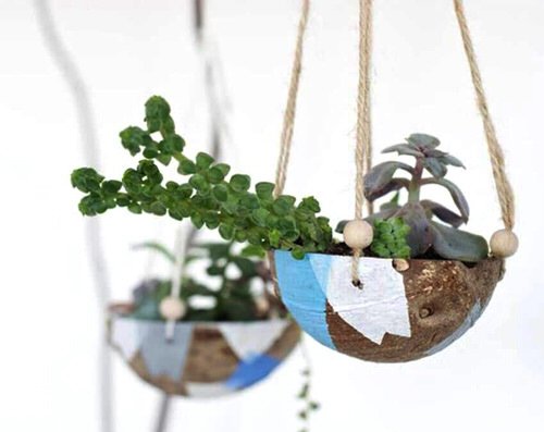 DIY Rope Plant Hanger Ideas 24