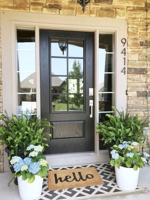 35 Front Door Container Garden Ideas For An Eye-Catching Entryway