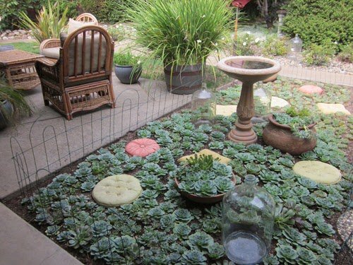Succulent Porch Garden Ideas 7