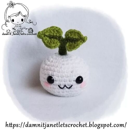 Seedling Plushie crochit plant