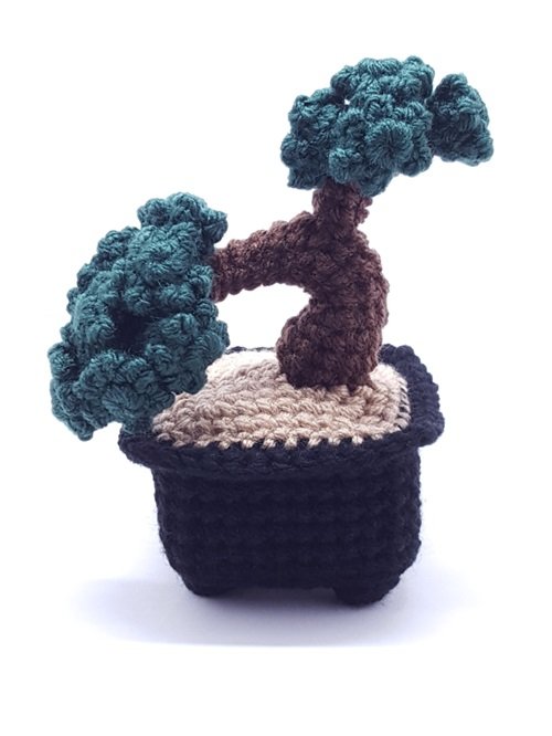  DIY Crochet Bonsai plant