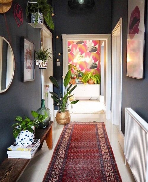 20 Hallway Decor Ideas With Plants | Balcony Garden Web