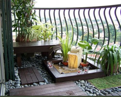 Peaceful Balcony Garden Pictures