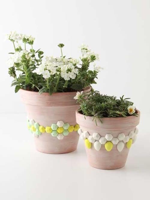DIY Houseplant Pots Ideas and Makeover 13