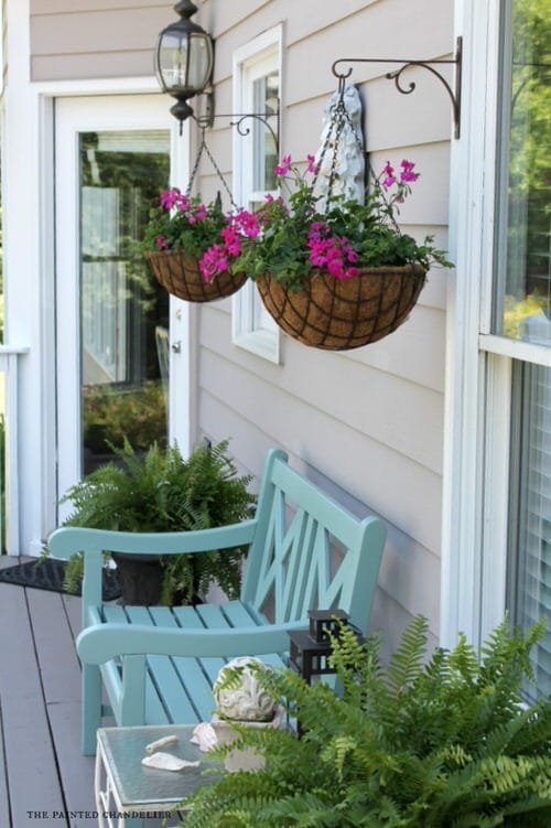 Porch Decor Idea with Plants 13