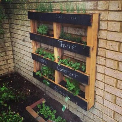 18 Impressive DIY Herb Wall Ideas | Balcony Garden Web