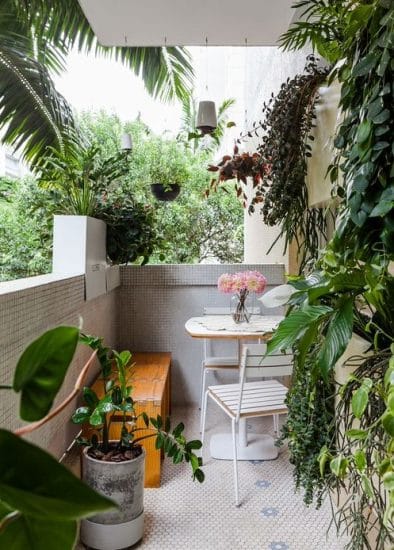 Create a Tropical Garden Oasis in a Balcony With These Ideas