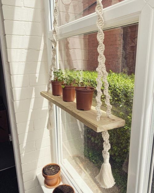 Indoor Window Shelf Ideas for Plants 9