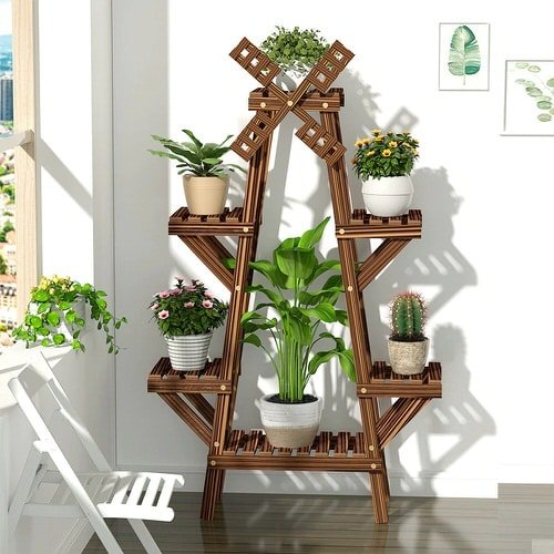 Plant Stand Design Ideas for Indoor Houseplants 12