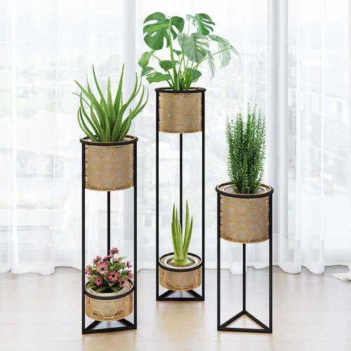 Plant Stand Design Ideas for Indoor Houseplants 22