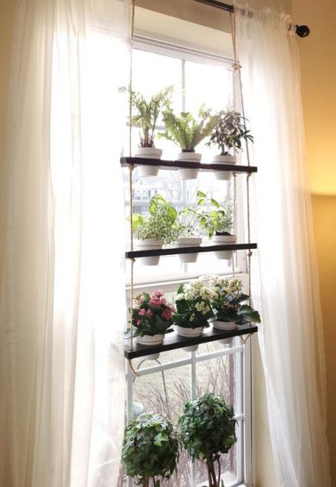 26 Practical Indoor Window Shelf Ideas for Plants